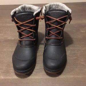 Sperry Maritime Repel Boots, Navy, Women’s Size 8